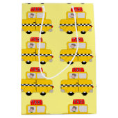 Taxi-ontwerp Medium Cadeauzakje (Voorkant)