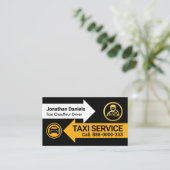 Taxi Pijl Routes Autobestuurder Visitekaartje (Staand voorkant)