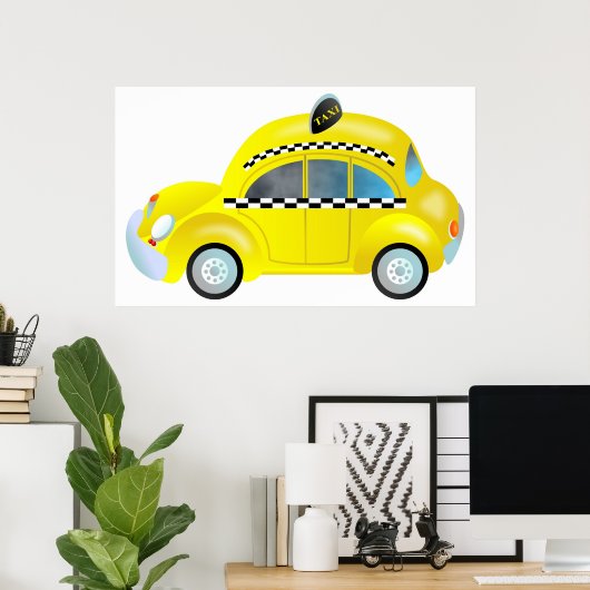 Taxi Poster (Thuiskantoor)