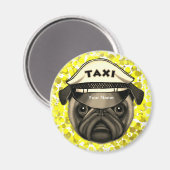 Taxi Pug Magneet (Voorkant / Achterkant)