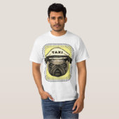 Taxi Pug T-shirt (Voorkant volledig)