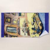 Taxi 🚕 Rijden Strandlaken (Voorkant)