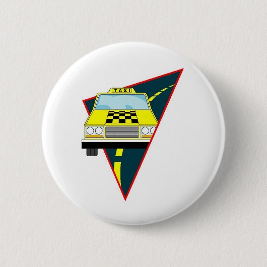 Taxi Ronde Button 5,7 Cm (Voorkant)