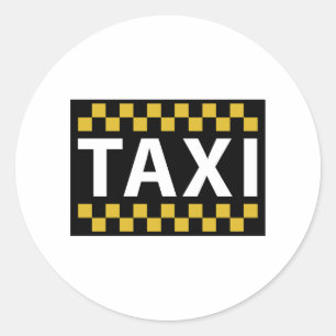 Taxi Ronde Sticker