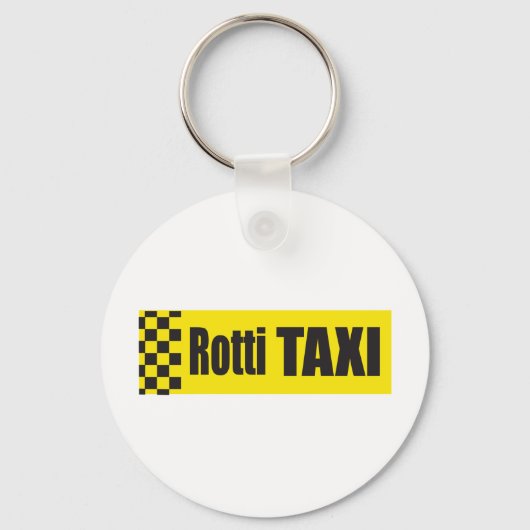 Taxi Rottweiler Sleutelhanger (Voorkant)