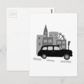Taxi Scene Briefkaart (Voorkant / Achterkant)