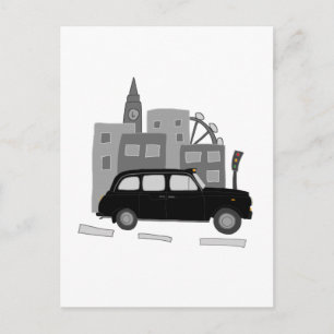 Taxi Scene Briefkaart