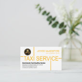 Taxi Service Arrow Routes toegewezen driver Visitekaartje (Staand voorkant)