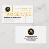 Taxi Service Arrow Routes toegewezen driver Visitekaartje (Voorkant / Achterkant)