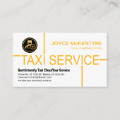 Taxi Service Arrow Routes toegewezen driver Visitekaartje (Voorkant)