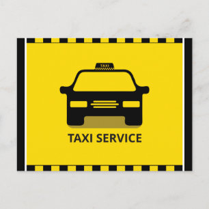 Taxi Service Briefkaart