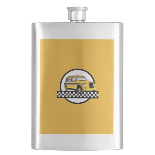 Taxi Service Flask Flacon (Voorkant)