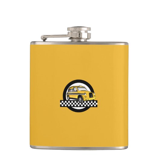 Taxi Service Flask Heupfles (Voorkant)