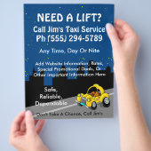 Taxi Service Flyer (Hand)