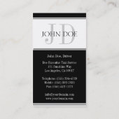 Taxi Service Stripe W/W Visitekaartje (Achterkant)