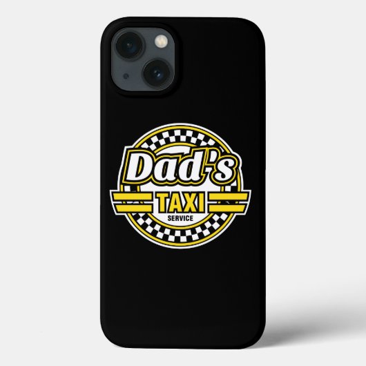 Taxi Service van vader - Vaderdag iPhone Hoesje (Achterkant)