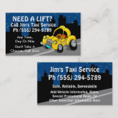 Taxi Service Visitekaartje (Voorkant / Achterkant)