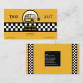 Taxi Service Visitekaartje (Voorkant / Achterkant)