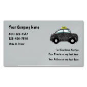 Taxi Service Visitekaartje Magneet (Voorkant)