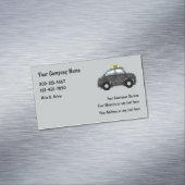 Taxi Service Visitekaartje Magneet (Voorbeeld)