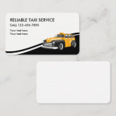 Taxi Service Visitekaartjes (Voorkant / Achterkant)