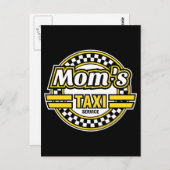 Taxi Service voor mam Briefkaart (Voorkant / Achterkant)
