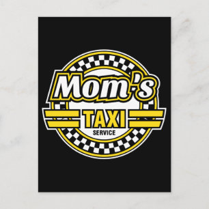 Taxi Service voor mam Briefkaart