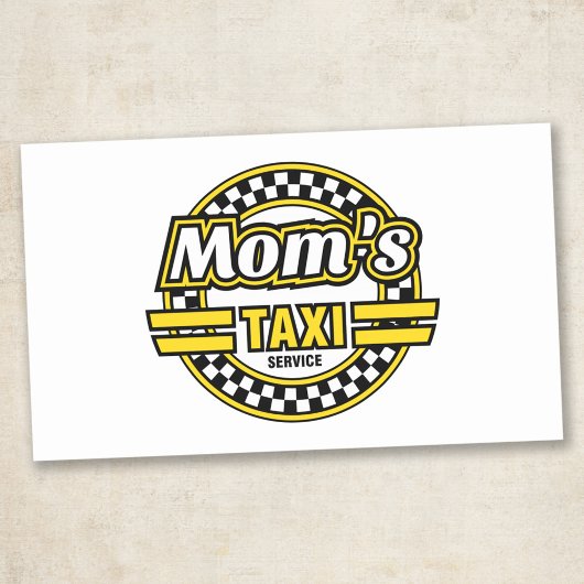 Taxi Service voor mam Rechthoekige Sticker