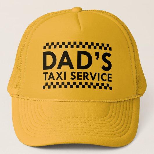 Taxi Service voor papa Trucker Pet (Voorkant)