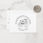 Taxi Services Bedankt voor je briefkaart (Voorkant / Achterkant in situ)