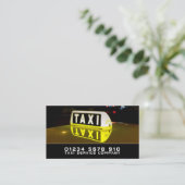 Taxi Sign, Taxi Cab Firm, prijslijst Visitekaartje (Staand voorkant)