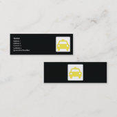 Taxi - Skinny Mini Visitekaartje (Voorkant / Achterkant)