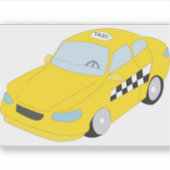 Taxi Sticker (Voorkant)