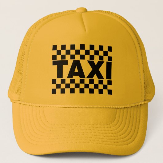 Taxi ~ Taxi Cab ~ Car voor huren Trucker Pet (Voorkant)