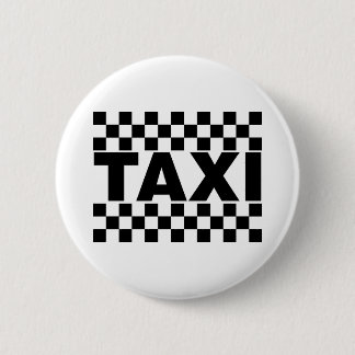 Taxi Taxi Cab Hire Job Ronde Button 5,7 Cm