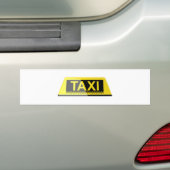 Taxi-teken Bumpersticker (Op auto)