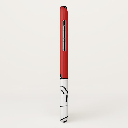 Taxi Theme Cartoon Case-Mate iPhone Case (Achterkant/links)