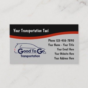 Taxi Transportvoertuig Visitekaartjes