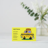 Taxi Visitekaartje (Staand voorkant)