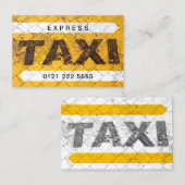 Taxi Visitekaartje (Voorkant / Achterkant)