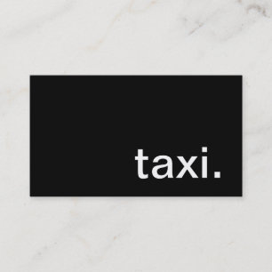 Taxi Visitekaartje
