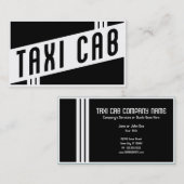 taxi visitekaartje (Voorkant / Achterkant)