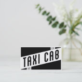 taxi visitekaartje (Staand voorkant)