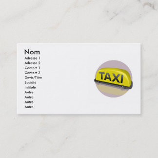 Taxi Visitekaartje