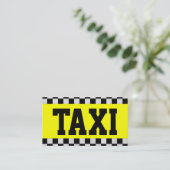 Taxi visitekaartje (Staand voorkant)