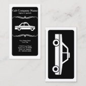 taxi visitekaartje (Voorkant / Achterkant)