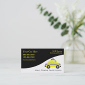 Taxi visitekaartjes (Staand voorkant)