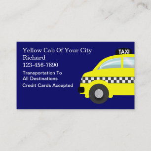 Taxi visitekaartjes