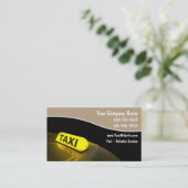 Taxi Visitekaartjes (Staand voorkant)