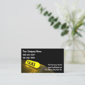 Taxi Visitekaartjes (Staand voorkant)